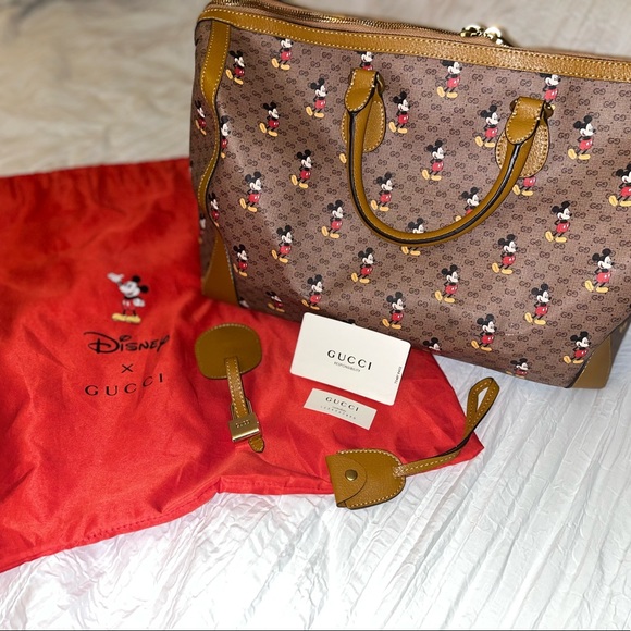 Gucci Mickey Mouse weekender bag - Picture 3 of 10